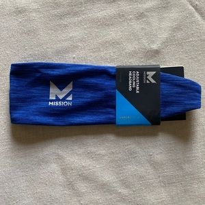 Mission Adjustable Cooling Headband Royal Blue